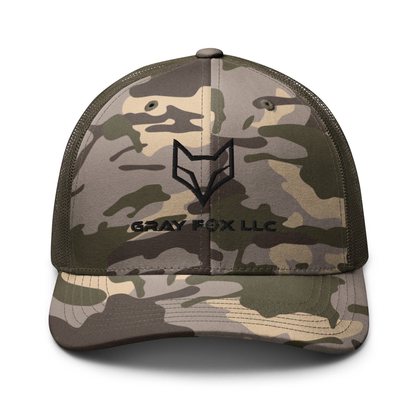 Camouflage trucker hat